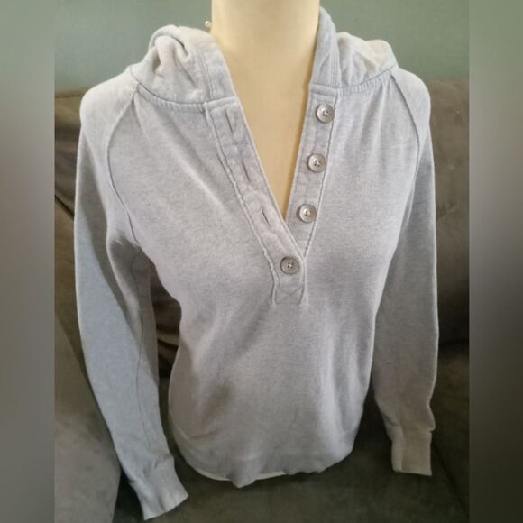 Like New, Hooded, Button Up Lady's Sweatshirt - Picture 1 of 7